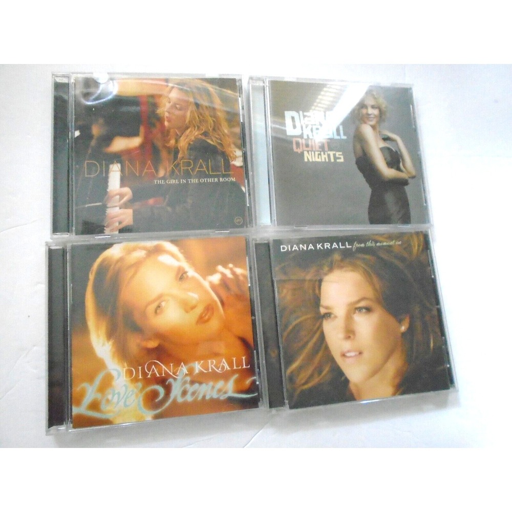 DIANA KRALL - LOT  4 CD s  Quiet Nights ~Girl in other Room ~Love Scenes~Moment